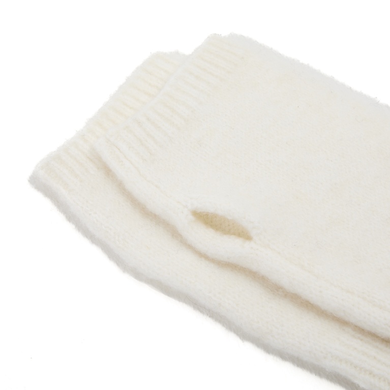 Fingerless gloves "Short Wrist Glove" Off white